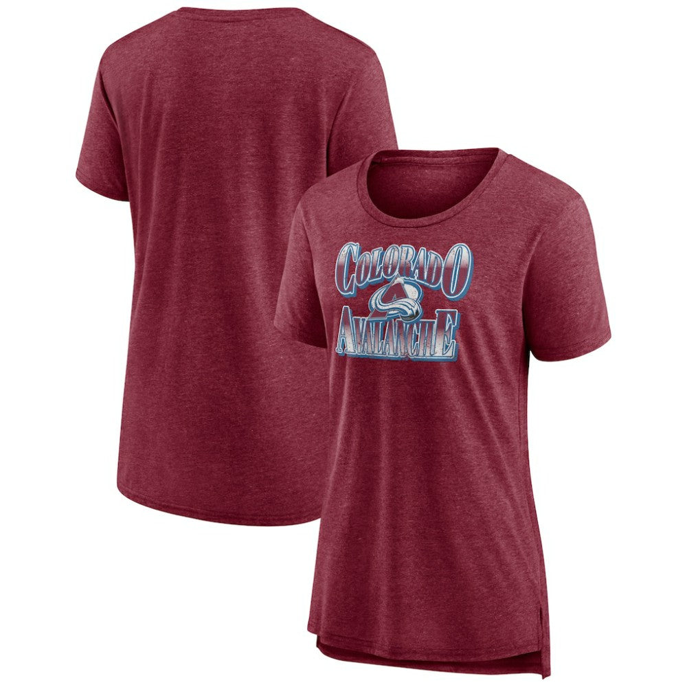 Colorado Avalanche Women's Crash the Net Tri-Blend T-Shirt