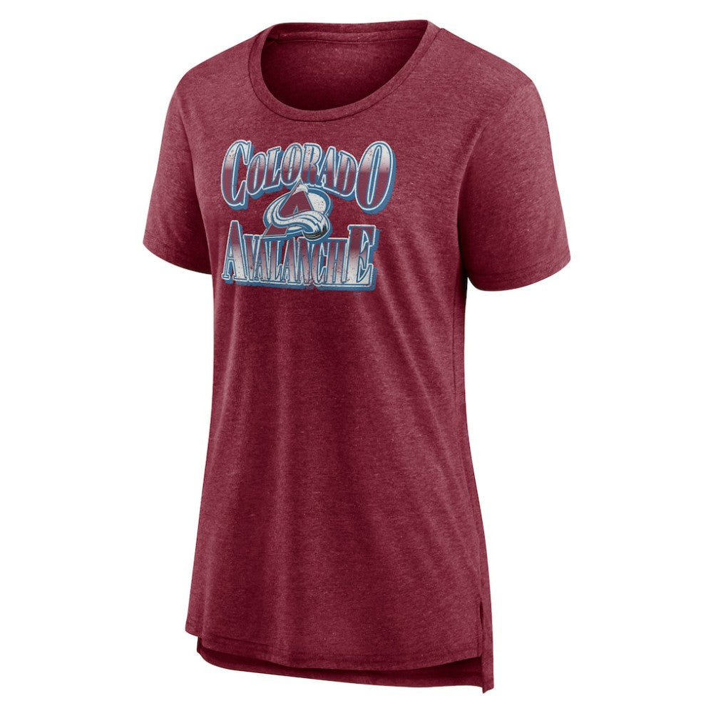 Colorado Avalanche Women's Crash the Net Tri-Blend T-Shirt