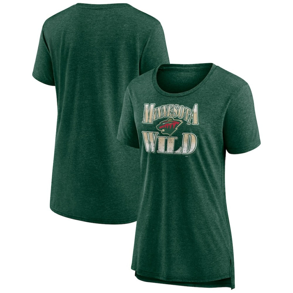 Minnesota Wild Women's Crash the Net Tri-Blend T-Shirt