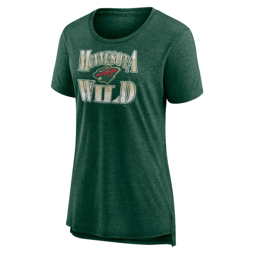 Minnesota Wild Women's Crash the Net Tri-Blend T-Shirt