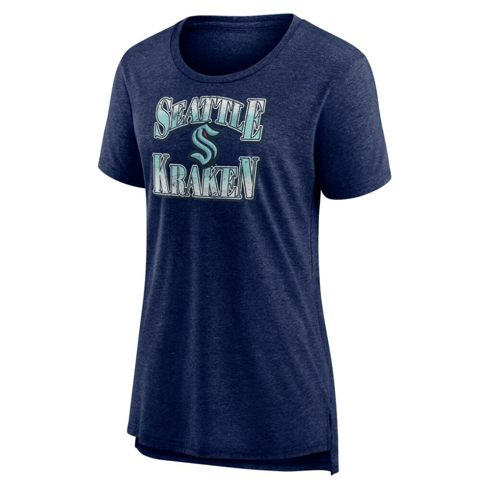 Seattle Kraken Women's Crash the Net Tri-Blend T-Shirt