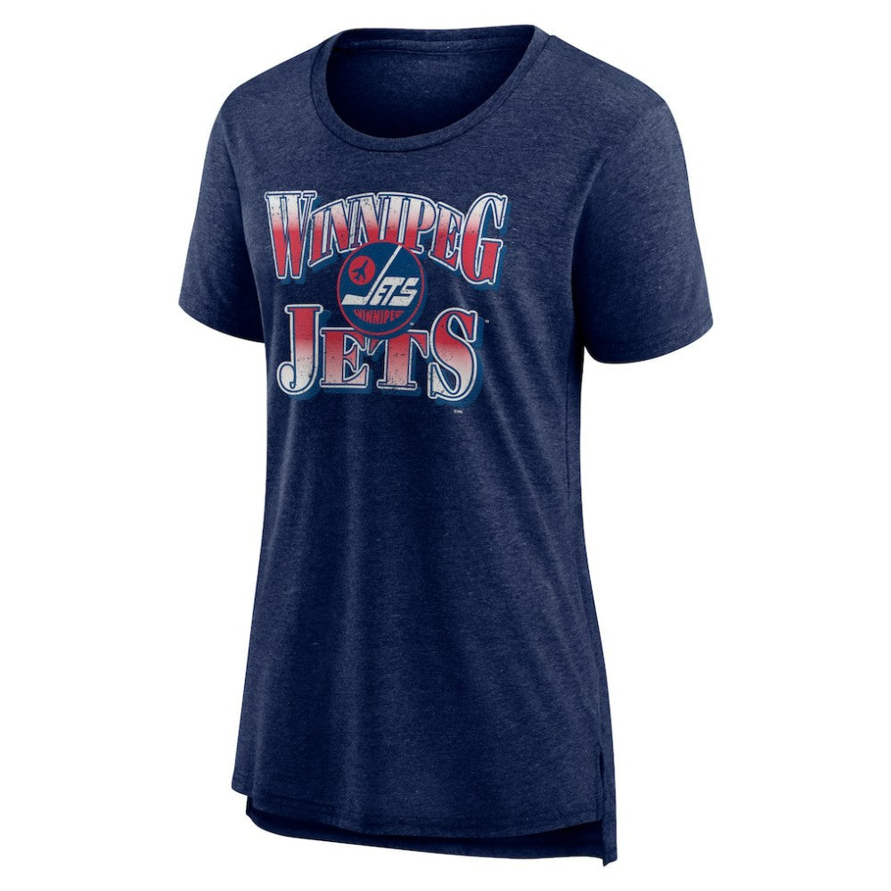 Winnipeg Jets Women's Crash the Net Tri-Blend T-Shirt