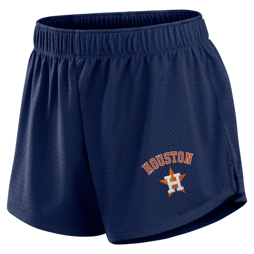 Houston Astros Women's Mesh Shorts - Navy