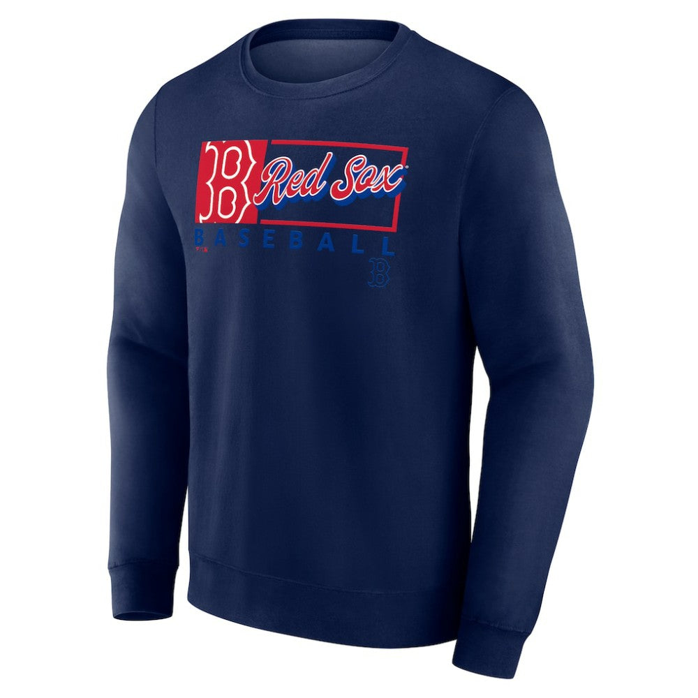 Boston Red Sox Focus Fleece Pullover Sweatshirt - Navy