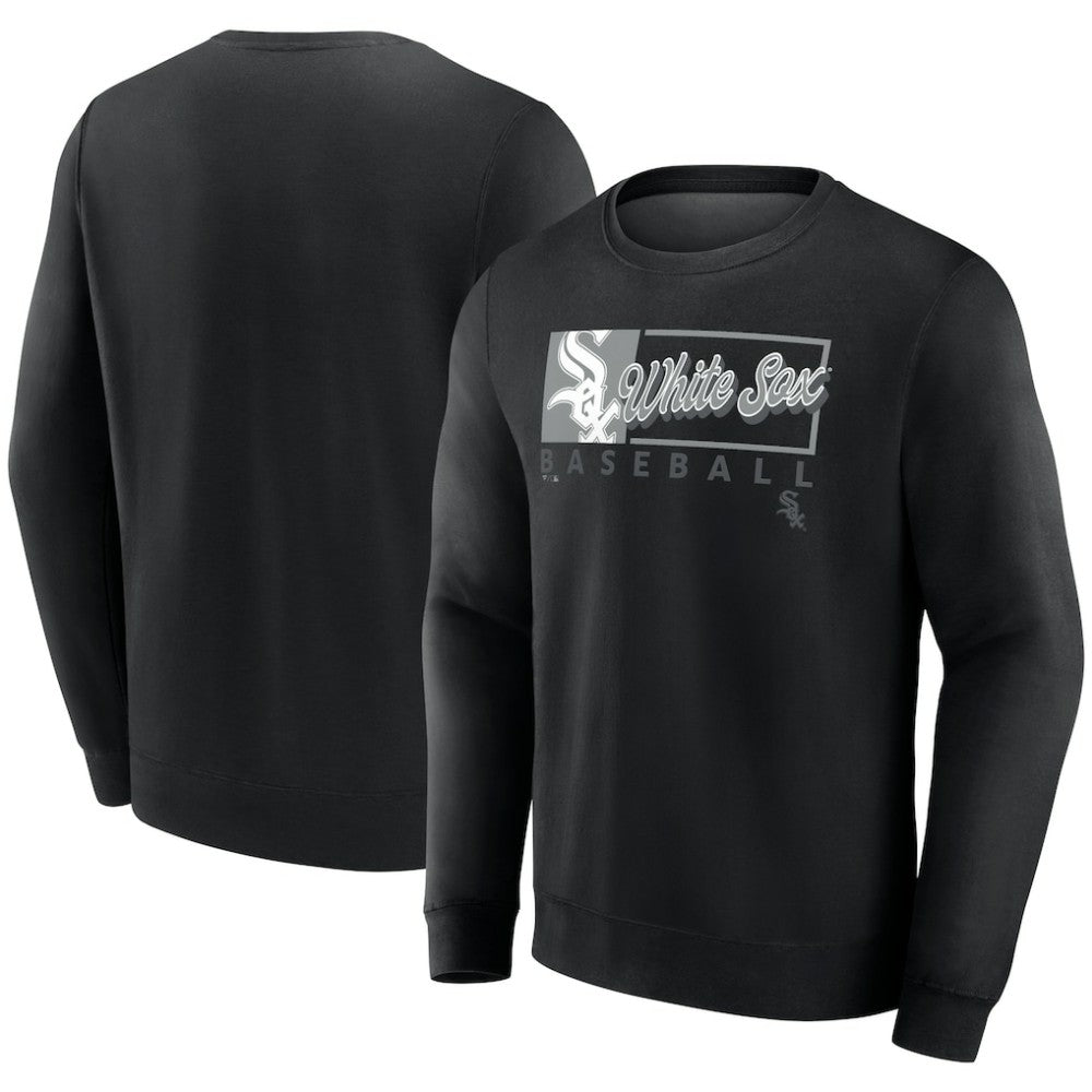 Chicago White Sox Focus Fleece Pullover Sweatshirt - Black