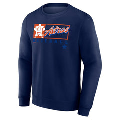 Houston Astros Focus Fleece Pullover Sweatshirt - Navy