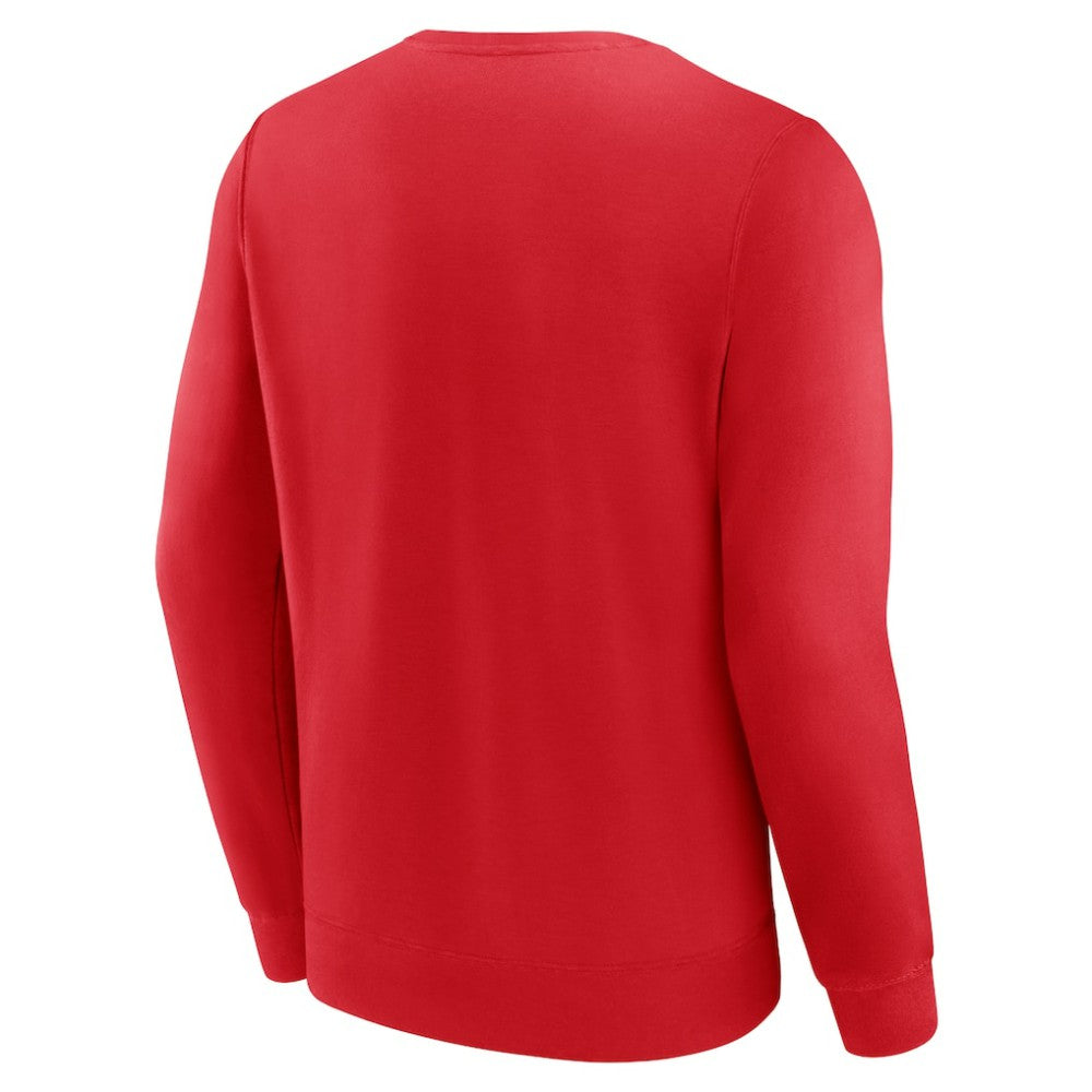 Philadelphia Phillies Focus Fleece Pullover Sweatshirt - Red