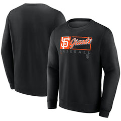 San Francisco Giants Focus Fleece Pullover Sweatshirt - Black