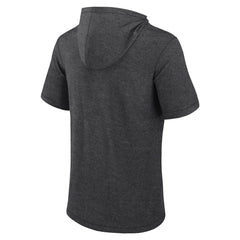 San Francisco Giants Push Short Sleeve Pullover Hoodie - Heather Charcoal