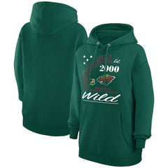 Minnesota Wild Starter Arch City Team Graphic Fleece Pullover Hoodie