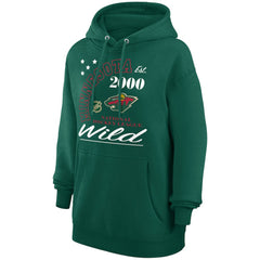 Minnesota Wild Starter Arch City Team Graphic Fleece Pullover Hoodie