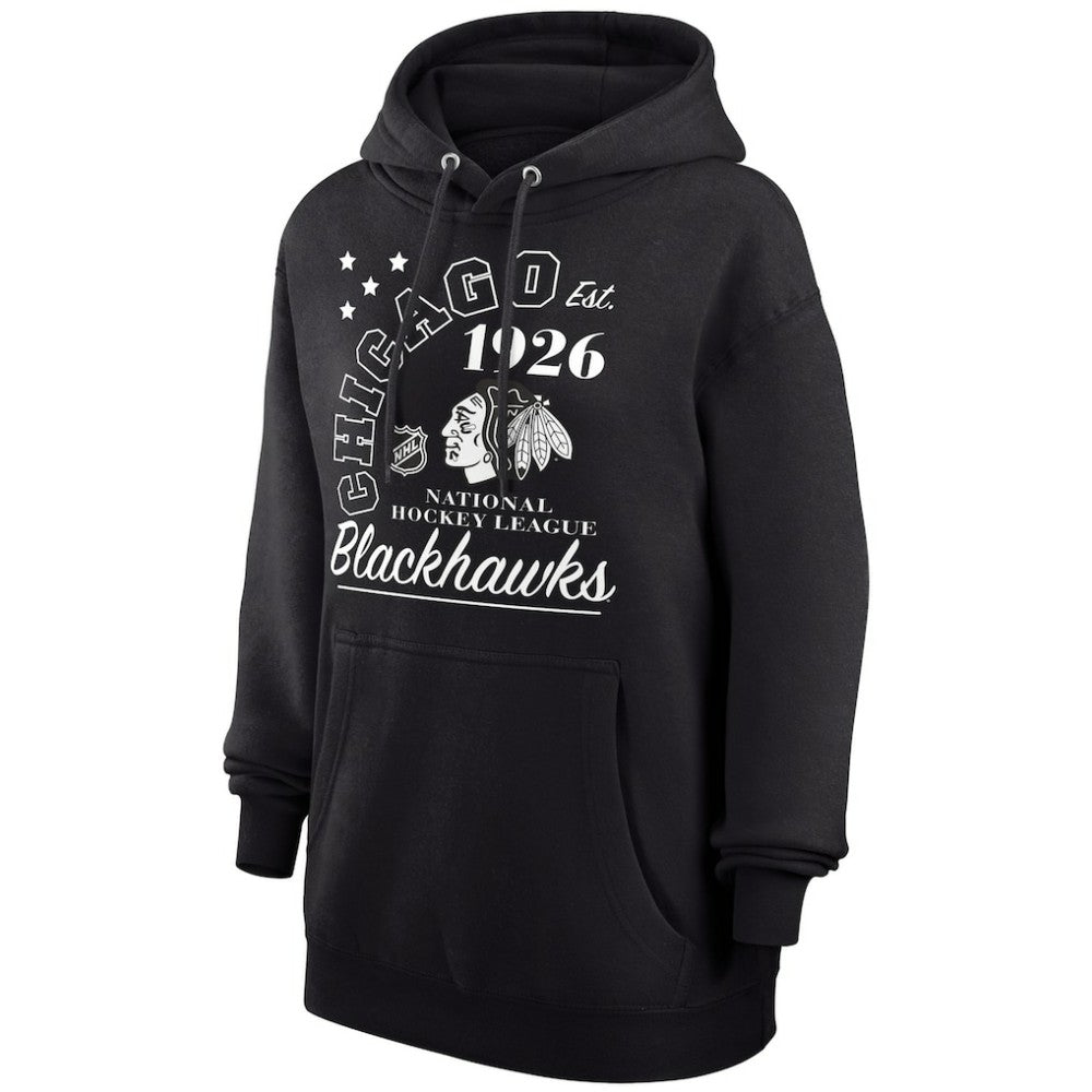 Chicago Blackhawks Starter Arch City Team Graphic Fleece Pullover Hoodie