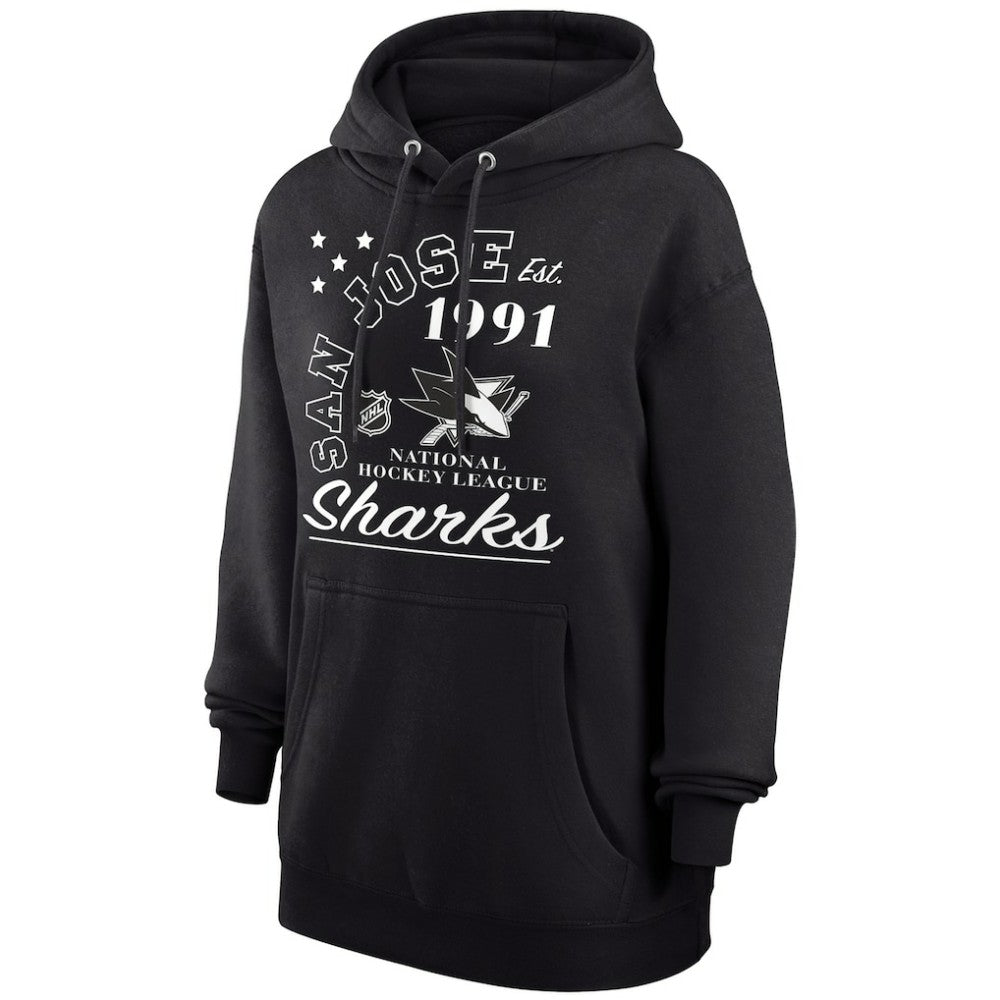 San Jose Sharks Starter Arch City Team Graphic Fleece Pullover Hoodie