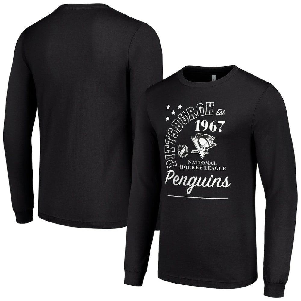 Pittsburgh Penguins Starter Arch City Theme Graphic Long Sleeve T-Shirt
