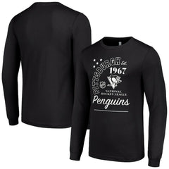 Pittsburgh Penguins Starter Arch City Theme Graphic Long Sleeve T-Shirt