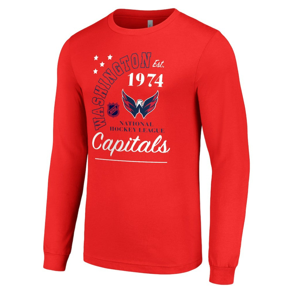 Washington Capitals Starter Arch City Theme Graphic Long Sleeve T-Shirt