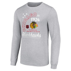 Chicago Blackhawks Starter Arch City Theme Graphic Long Sleeve T-Shirt