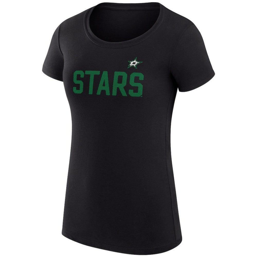 Dallas Stars G-III 4Her by Carl Banks Women's Super-Slim Fit Lightweight Dot Print Team T-Shirt