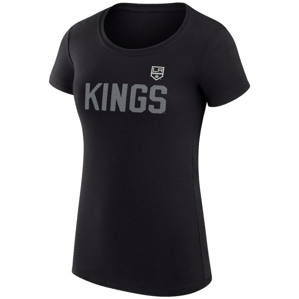 Los Angeles Kings G-III 4Her by Carl Banks Women's Super-Slim Fit Lightweight Dot Print Team T-Shirt