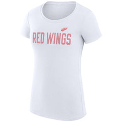 Detroit Red Wings G-III 4Her by Carl Banks Women's Super-Slim Fit Lightweight Dot Print Team T-Shirt
