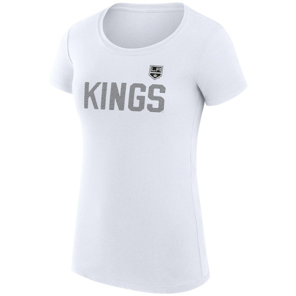 Los Angeles Kings G-III 4Her by Carl Banks Women's Super-Slim Fit Lightweight Dot Print Team T-Shirt