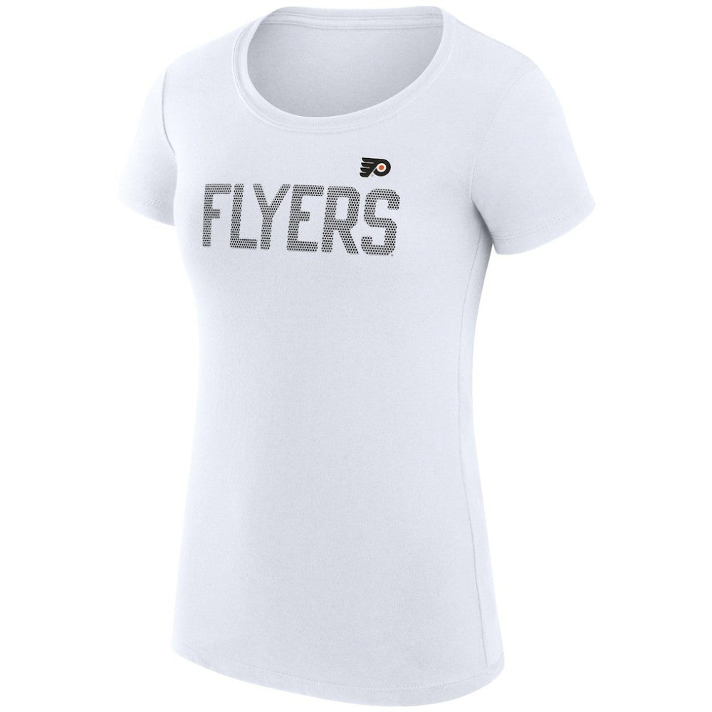 Philadelphia Flyers G-III 4Her by Carl Banks Women's Super-Slim Fit Lightweight Dot Print Team T-Shirt