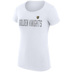 Vegas Golden Knights G-III 4Her by Carl Banks Women's Super-Slim Fit Lightweight Dot Print Team T-Shirt