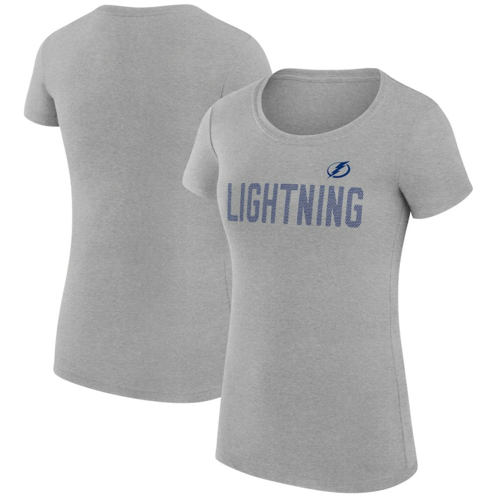 Tampa Bay Lightning G-III 4Her by Carl Banks Women's Super-Slim Fit Lightweight Dot Print Team T-Shirt