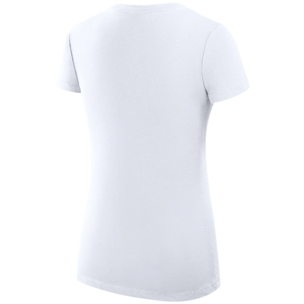 Vancouver Canucks G-III 4Her by Carl Banks Women's Super-Slim Fit Lightweight Dot Print Team V-Neck T-Shirt