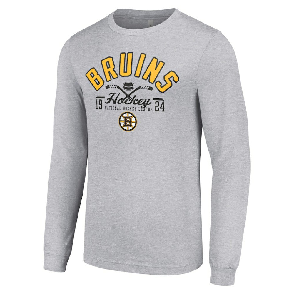Boston Bruins Starter Puck Long Sleeve T-Shirt