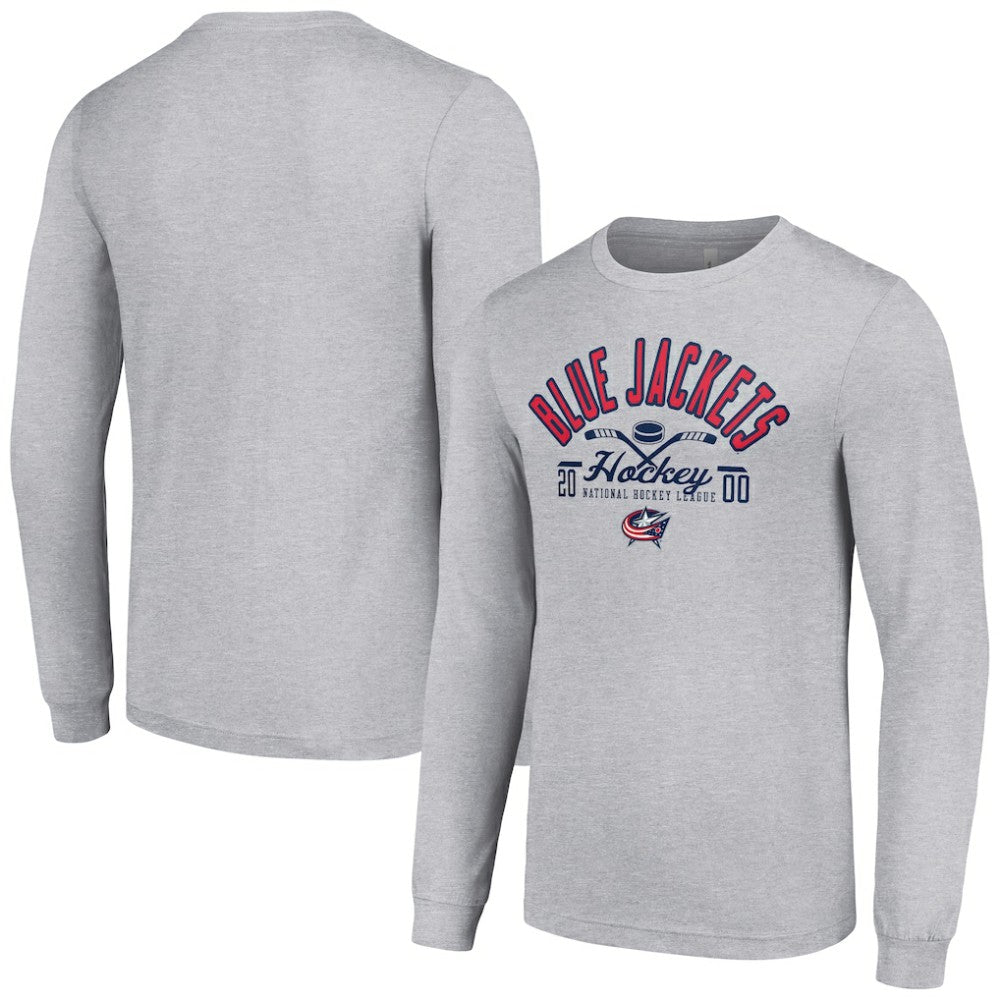 Columbus Blue Jackets Starter Puck Long Sleeve T-Shirt
