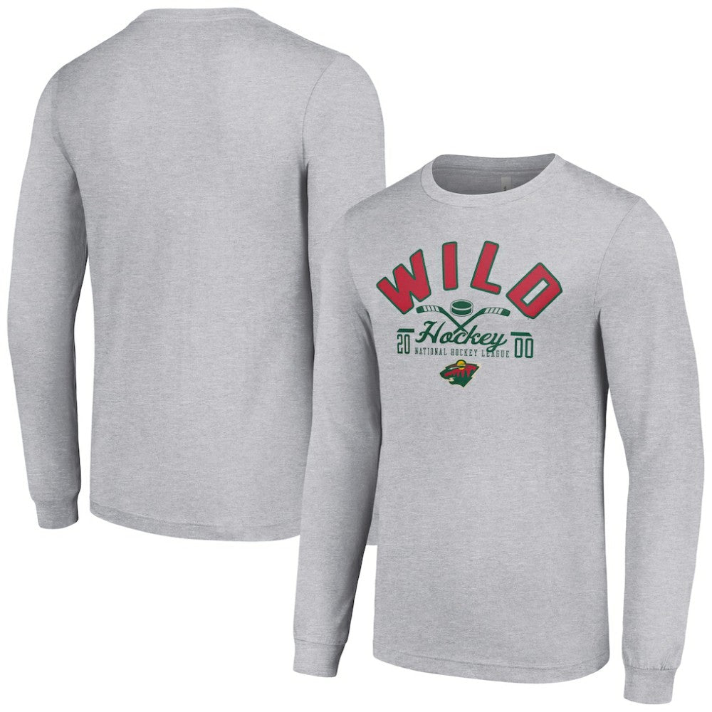 Minnesota Wild Starter Puck Long Sleeve T-Shirt