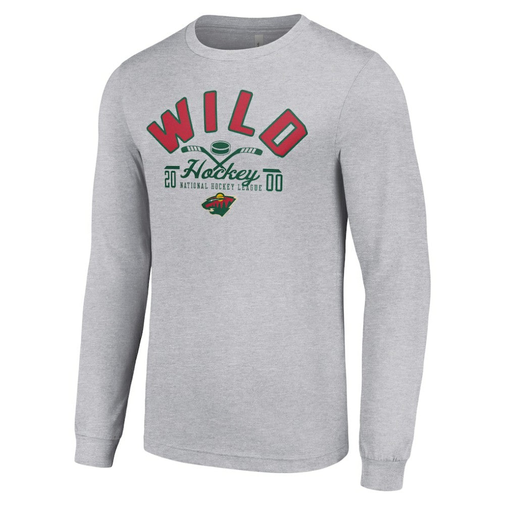 Minnesota Wild Starter Puck Long Sleeve T-Shirt