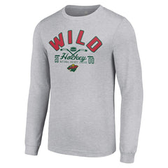 Minnesota Wild Starter Puck Long Sleeve T-Shirt
