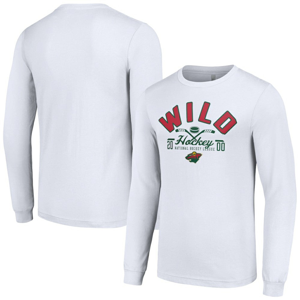 Minnesota Wild Starter Puck Long Sleeve T-Shirt