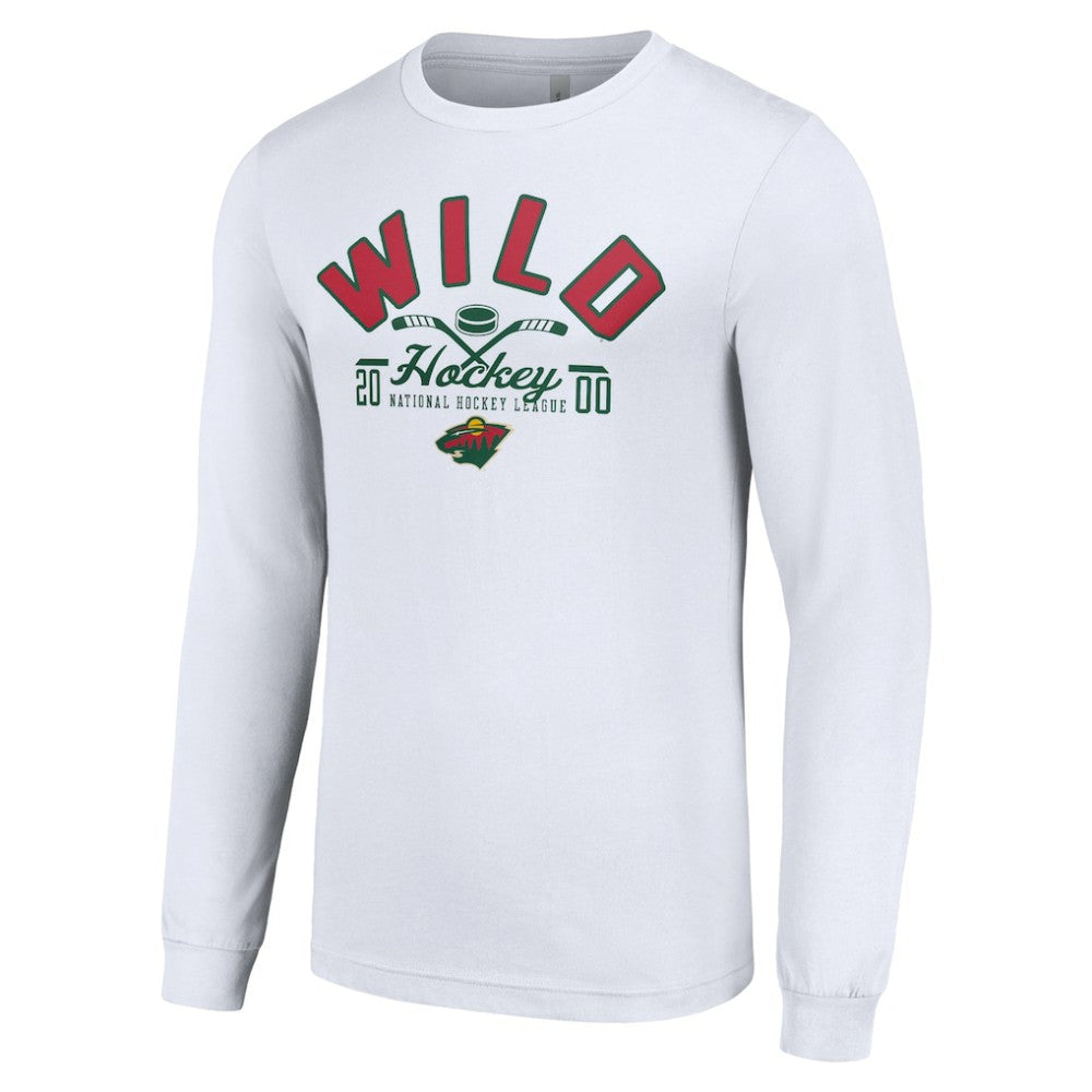 Minnesota Wild Starter Puck Long Sleeve T-Shirt