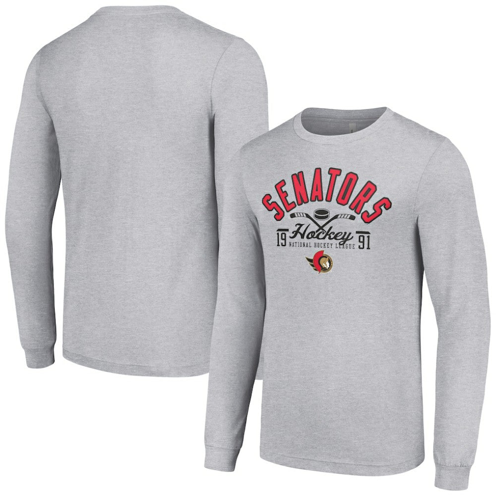 Ottawa Senators Starter Puck Long Sleeve T-Shirt