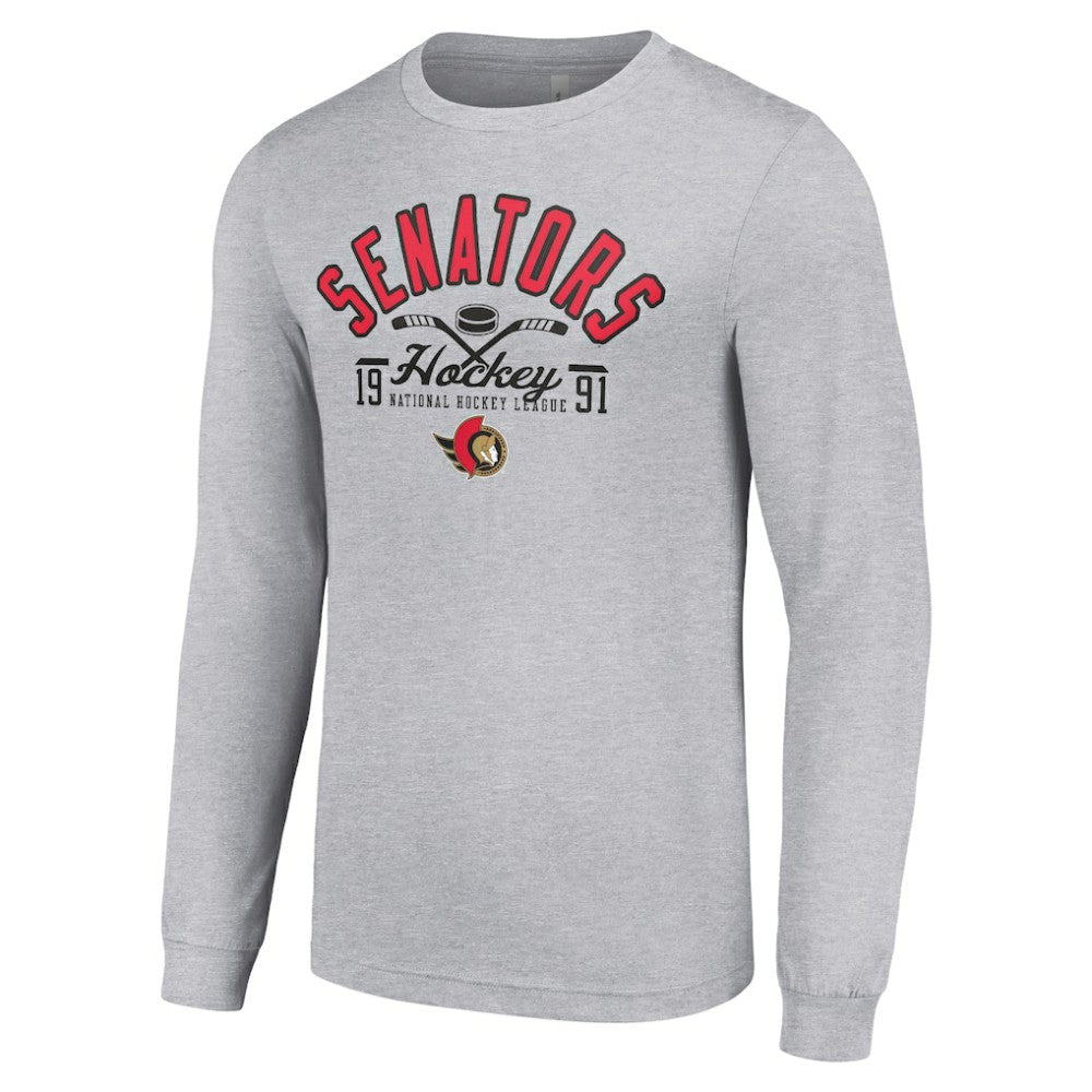 Ottawa Senators Starter Puck Long Sleeve T-Shirt