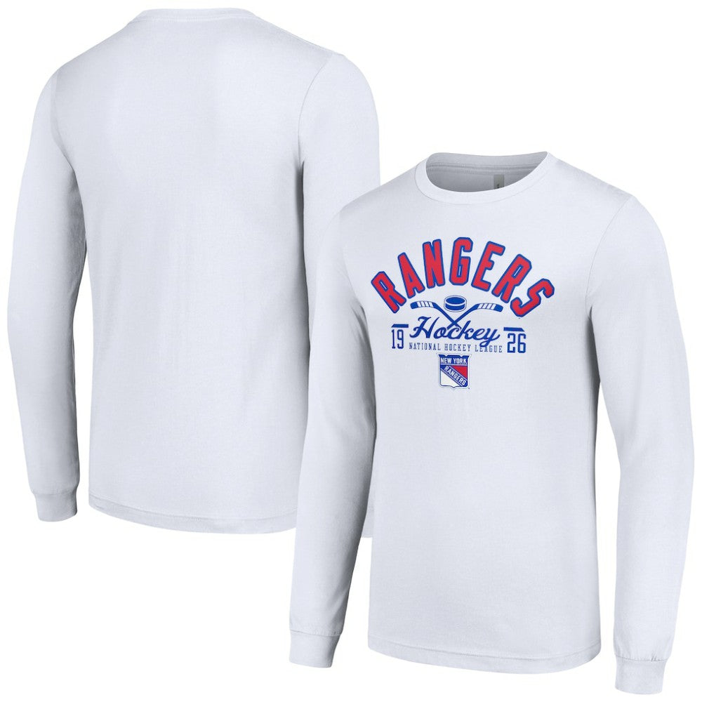 New York Rangers Starter Puck Long Sleeve T-Shirt