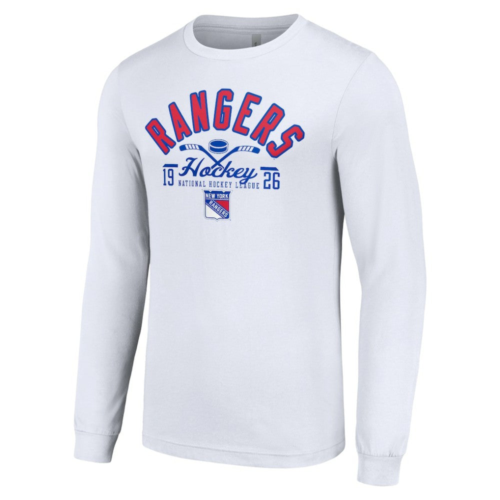 New York Rangers Starter Puck Long Sleeve T-Shirt