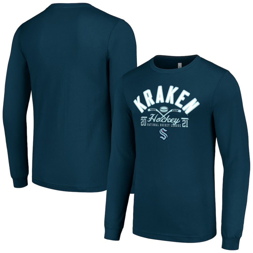 Seattle Kraken Starter Puck Long Sleeve T-Shirt