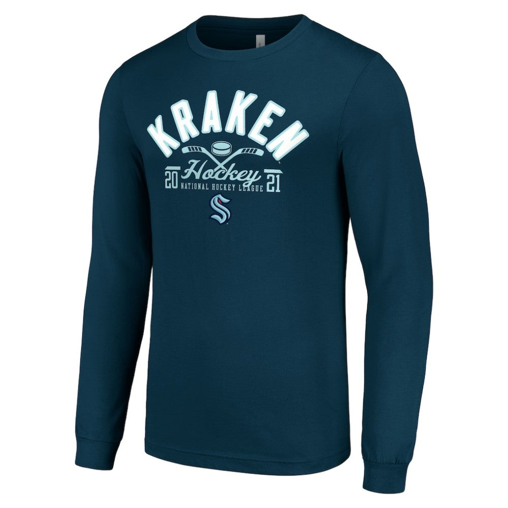 Seattle Kraken Starter Puck Long Sleeve T-Shirt