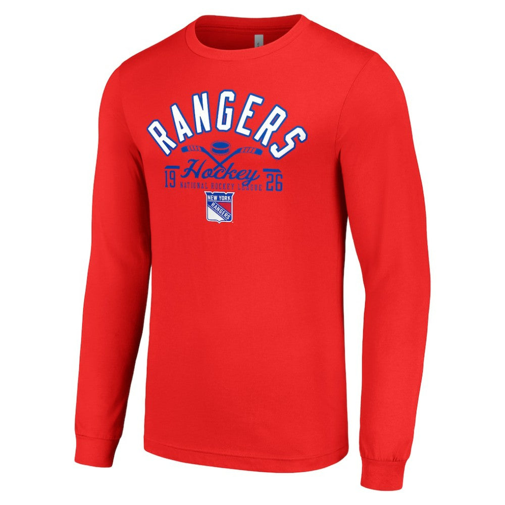 New York Rangers Starter Puck Long Sleeve T-Shirt