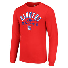 New York Rangers Starter Puck Long Sleeve T-Shirt