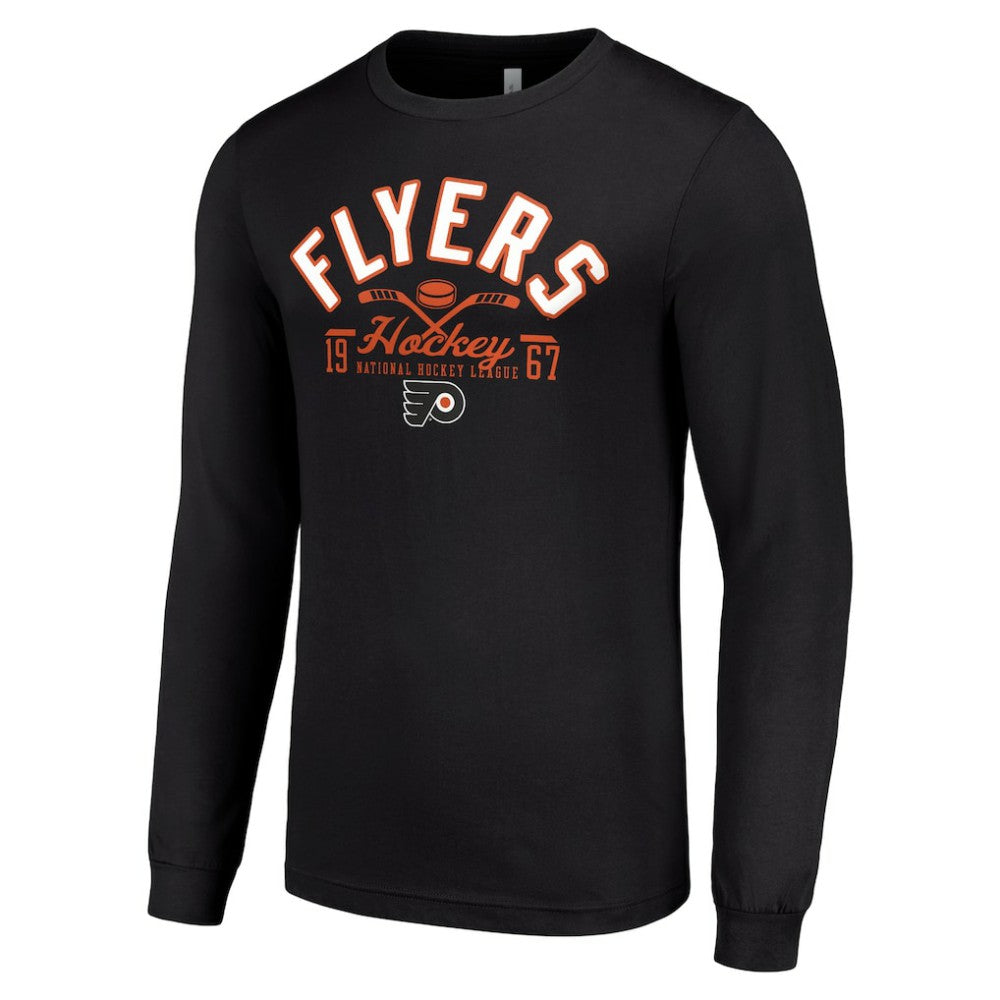 Philadelphia Flyers Starter Puck Long Sleeve T-Shirt