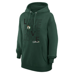 Boston Celtics G-III 4Her by Carl Banks Women's Basketball Love Fleece Pullover Hoodie - Green for sale