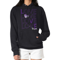 Sacramento Kings G-III 4Her by Carl Banks Women's Basketball Love Fleece Pullover Hoodie - Black shop