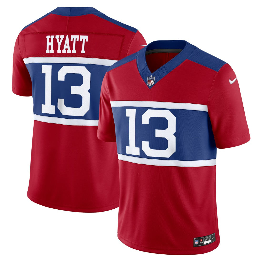 NFL New York Giants Jalin Hyatt  Alternate Vapor F.U.S.E. Limited Jersey