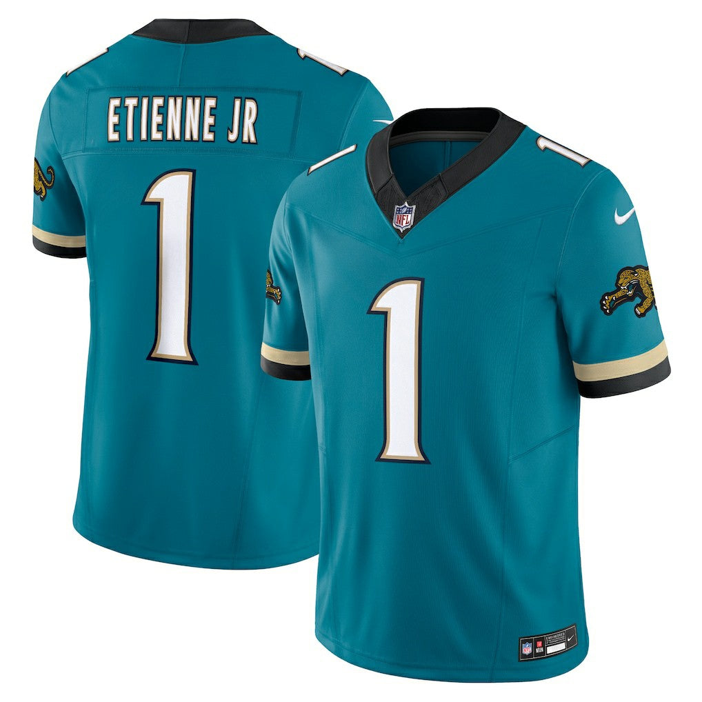 NFL Jacksonville Jaguars Travis Etienne  Prowler Throwback Vapor F.U.S.E. Limited Jersey