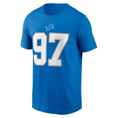NFL Detroit Lions Aidan Hutchinson  Name & Number T-Shirt